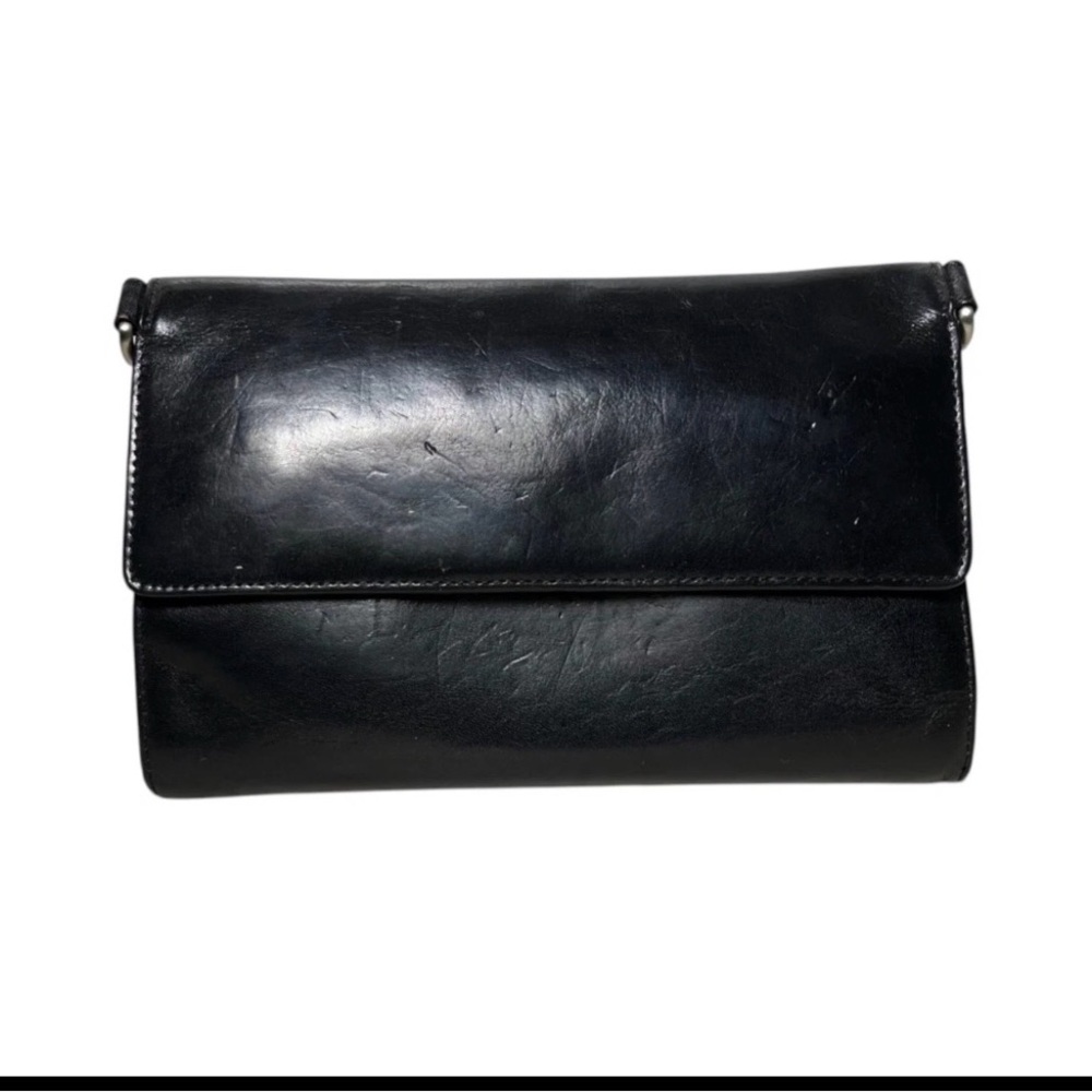 HOBO Black Leather Clutch